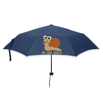 No ned Hudla Schwäbisch Schwaben Schnecke - Regenschirm (klein) - Navy - Vorne