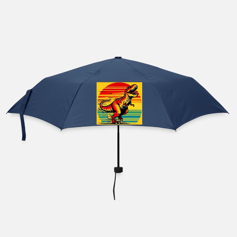 dinosaur - Umbrella (small) - navy