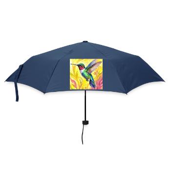 hummingbird - Umbrella (small) - navy - Front