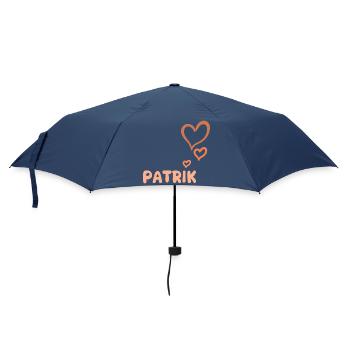 Name Patrik - Umbrella (small) - navy - Front