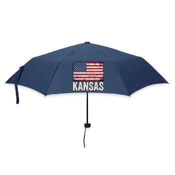 USA Kansas - Umbrella (small) - navy - Front