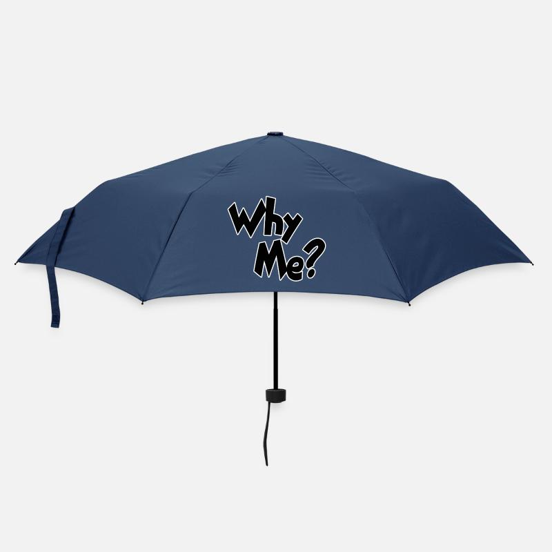 Why me - Regenschirm (klein) - Navy