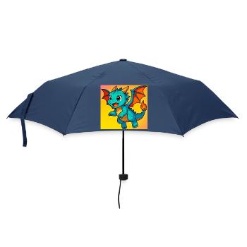 dragon - Umbrella (small) - navy - Front