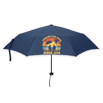 Anniversaire de harcèlement mutuel depuis 1970 - Parapluie standard - marine - Devant