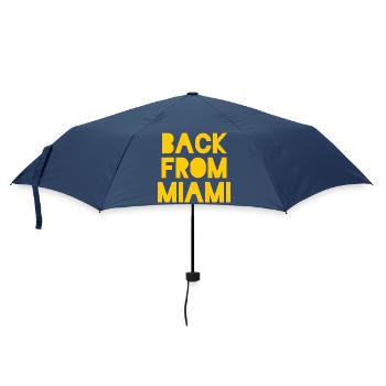 Vibrant Miami Skyline Silhouette - Umbrella (small) - navy - Front
