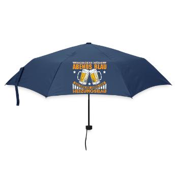 Chauffagiste Plombier Plombier de construction chauffage - Parapluie standard - marine - Devant