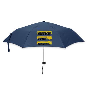 save the bees - Umbrella (small) - navy - Front