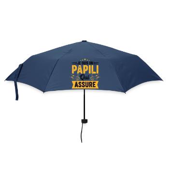 Papili, die für lustigen Humor sorgt – Party der Opa - Regenschirm (klein) - Navy - Vorne