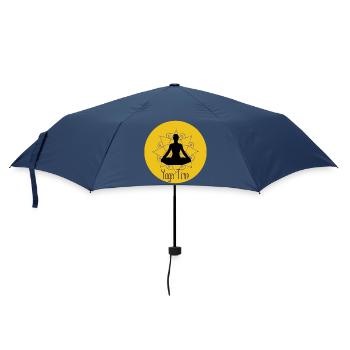 Yoga - Regenschirm (klein) - Navy - Vorne