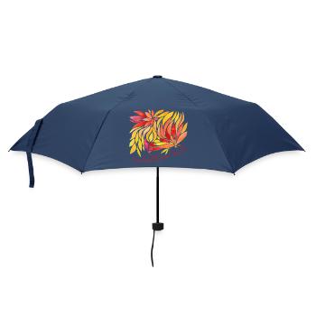 SeelenBlüten Freude - Sonja Ariel von Staden - Regenschirm (klein) - Navy - Vorne