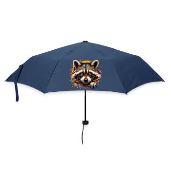Raccoon - Umbrella (small) - navy - Front