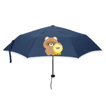 Zertifizierter Softie Beaver - Regenschirm (klein) - Navy - Vorne