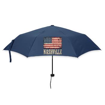Nashville USA Flag - Umbrella (small) - navy - Front
