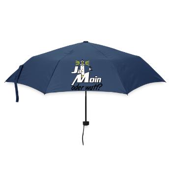 Ostsee Nordsee Shirt , Fun Shirt(25) - Regenschirm (klein) - Navy - Vorne