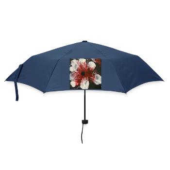 La fleur rouge et blanche donne à votre maison quelque chose d’unique - Parapluie standard - marine - Devant