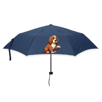 Cocker Spaniel Cockerhund Cocker Spaniel Besitzer - Regenschirm (klein) - Navy - Vorne