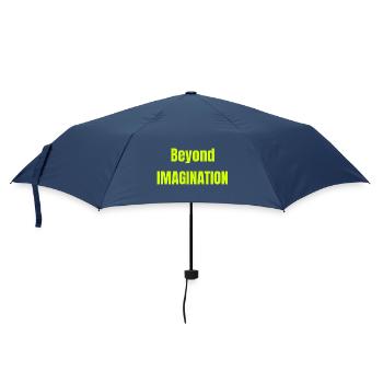 Jenseits der Vorstellungskraft Neon - Regenschirm (klein) - Navy - Vorne