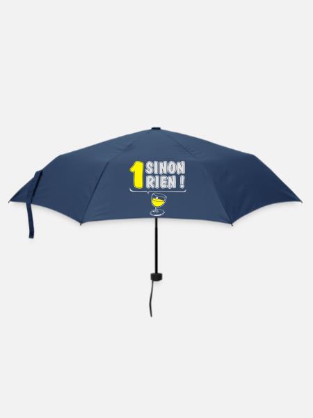 1 gelbe oder nichts - Regenschirm (klein) - Navy