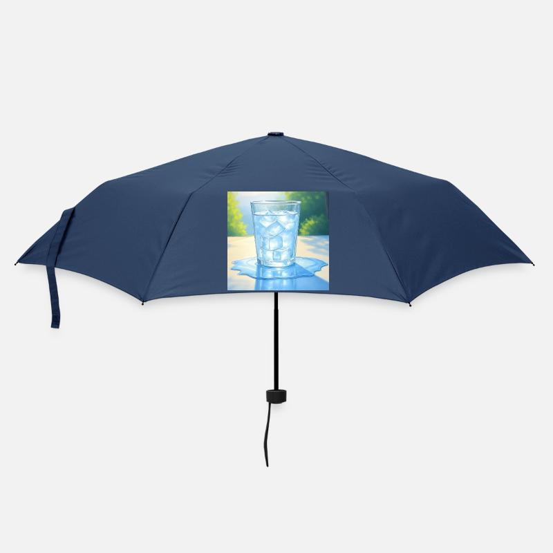 Une glace au soleil - Parapluie standard - marine