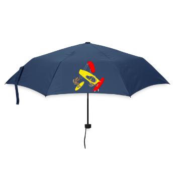 Atlashörnchen Surfen, Kitesurfen, Windsurfen - Parapluie standard - marine - Devant