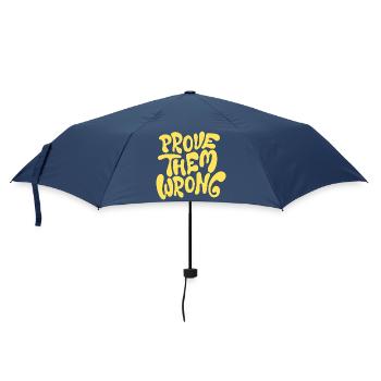 Prouvez-leur le contraire : citation motivante audacieuse - Parapluie standard - marine - Devant