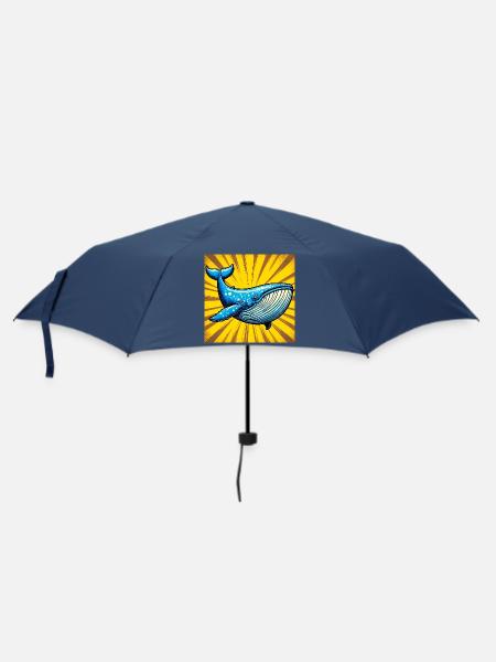 Wal - Regenschirm (klein) - Navy