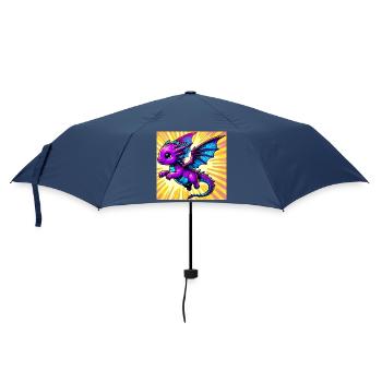 dragon - Umbrella (small) - navy - Front