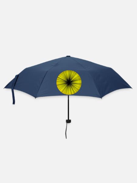 Goldene Illusion - Regenschirm (klein) - Navy