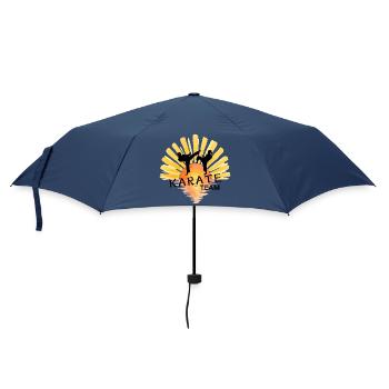 Sunrise Karate Silhouette - Umbrella (small) - navy - Front