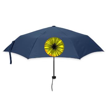 Comic-Explosion Burst - Regenschirm (klein) - Navy - Vorne