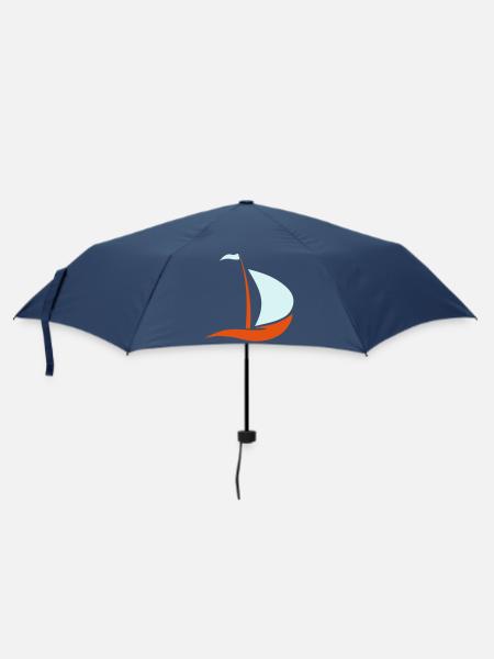 segelboot - Regenschirm (klein) - Navy