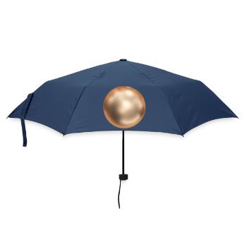 Golden Ball - Umbrella (small) - navy - Front