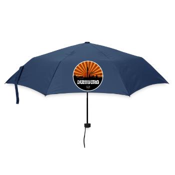 Duisburg Retro Skyline - Umbrella (small) - navy - Front