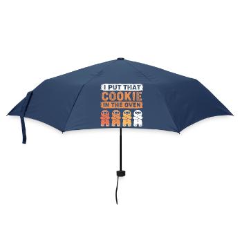 Grossesse Naissance Pain d’épices Noël - Parapluie standard - marine - Devant