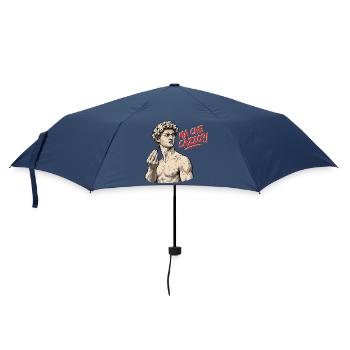 Ma Che Cazzo?! – David mit italienischem Temperame - Regenschirm (klein) - Navy - Vorne