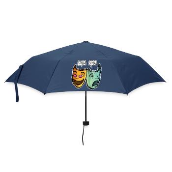 Drama - Outlined - Umbrella (small) - navy - Front