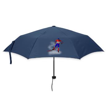 ski de fond - Parapluie standard - marine - Devant