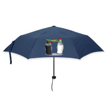 Graffiti wars - Parapluie standard - marine - Devant