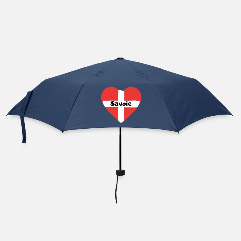Savoy Flagge Herz - Regenschirm (klein) - Navy