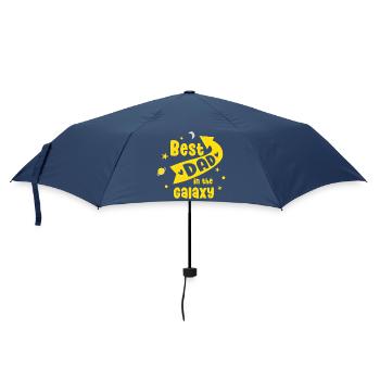 Bester Vater in der Galaxie - Regenschirm (klein) - Navy - Vorne