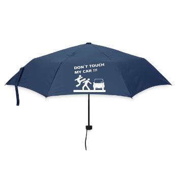 Auto CAR DON'T TOUCH MY CAR - Regenschirm (klein) - Navy - Vorne