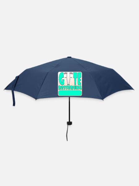 Gute Besserung Krankenhaus - Regenschirm (klein) - Navy
