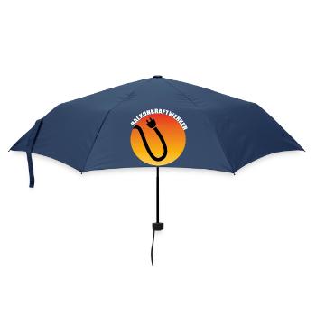 Balkonkraftwerk Plug Icon - Regenschirm (klein) - Navy - Vorne