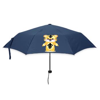 Tiger Schlafanzug - SCHLAFEN KINDER - Regenschirm (klein) - Navy - Vorne