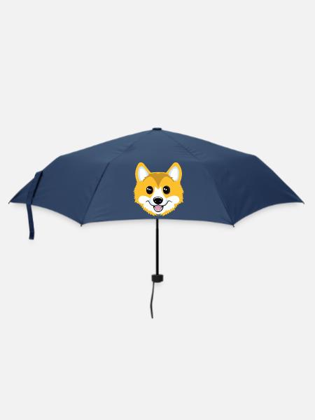 Corgi - Regenschirm (klein) - Navy