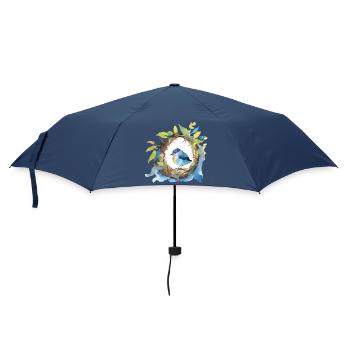 Bird - Umbrella (small) - navy - Front