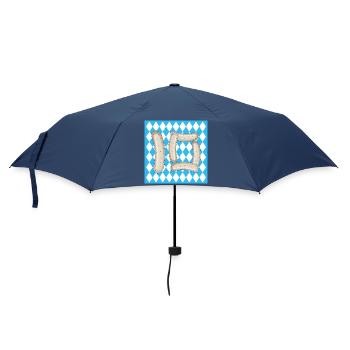 ZAHL 10 - BAYERN ZEHN - Weißwurst - Regenschirm (klein) - Navy - Vorne