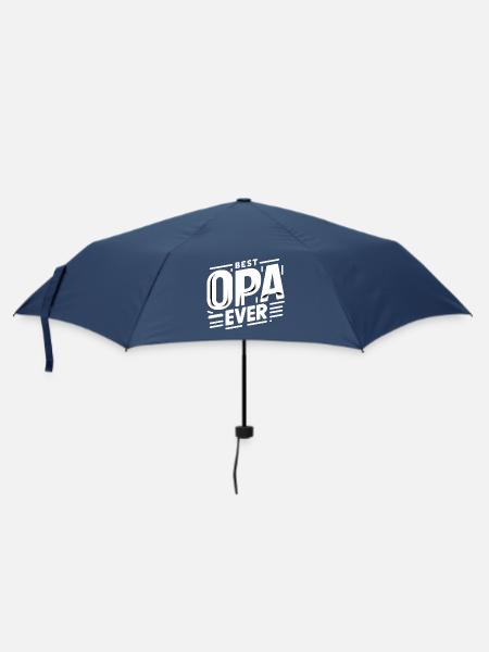 Best Opa Ever - Regenschirm (klein) - Navy