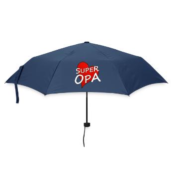SUPER OPA - Regenschirm (klein) - Navy - Vorne