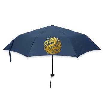 Chinese Dragon Tattoo - Umbrella (small) - navy - Front
